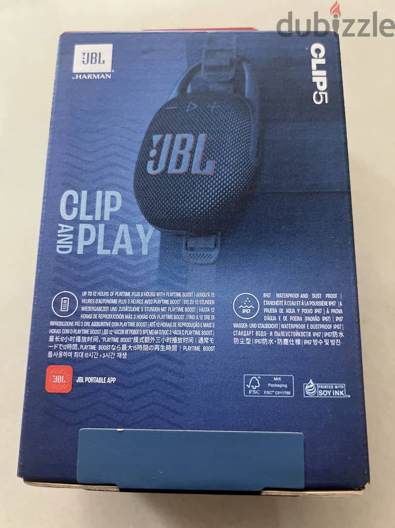 JBL clip 5 new and sealed 1