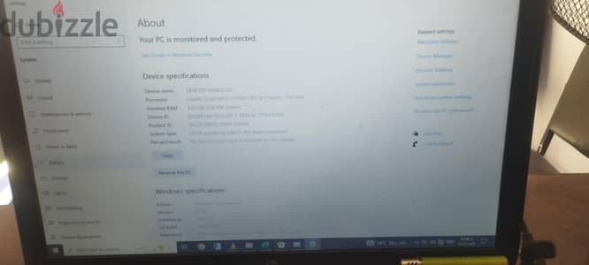 لابتوب اتش بي كور اي 3 جيل ثالث استيراد  البيع لعدم الحاجه