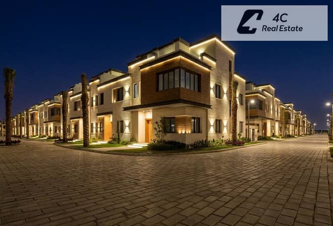 Twin house villa for sale 300m + a special roof prime location 4 bedrooms in Azzar 2 Compound Fifth Settlement New Cairo