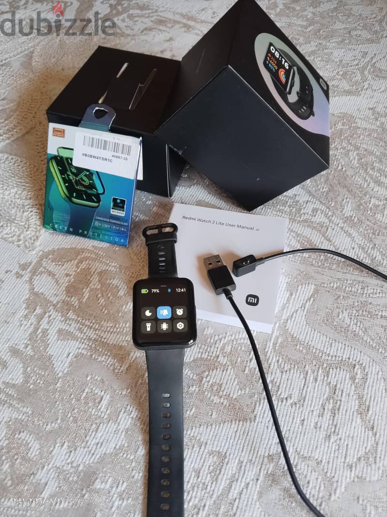 للبيع ساعه Redmi  watch 2 lite 4