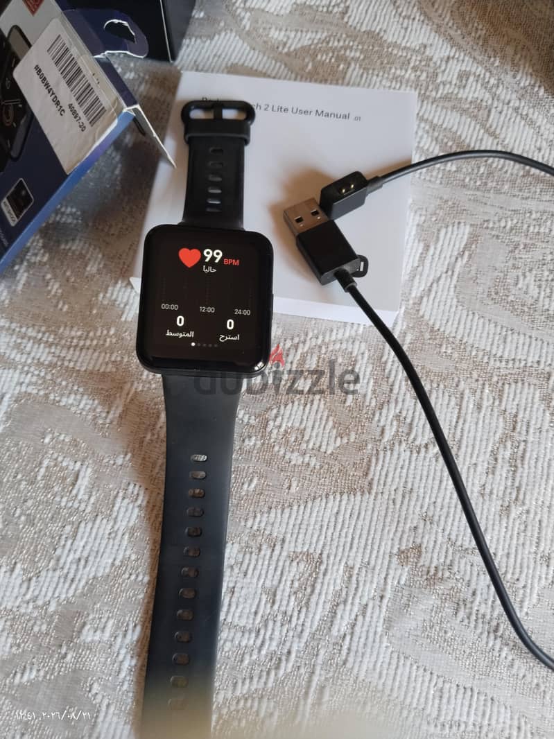 للبيع ساعه Redmi  watch 2 lite 5