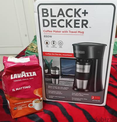 single serve coffee maker with travel mug