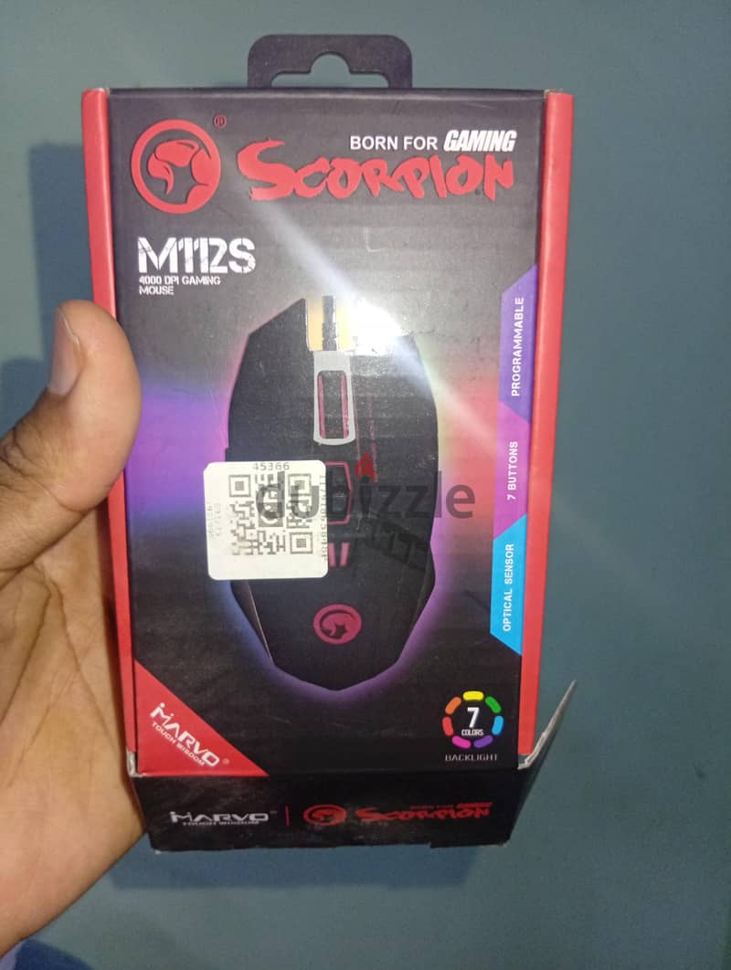 Scorpion M112S Backlight Gaming Mouse 1