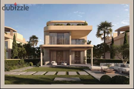 Own a villa now with a down payment of one and a half million, an area of 205 meters in the Creeks compound in front of Carrefour City Center Alexandria without any commissions (possibility of installment)