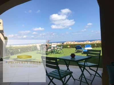 شاليه ارضي sea view  في ارقي قري السخنه لافيستا باقل مقدم وتقسيط علي ٨ سنين