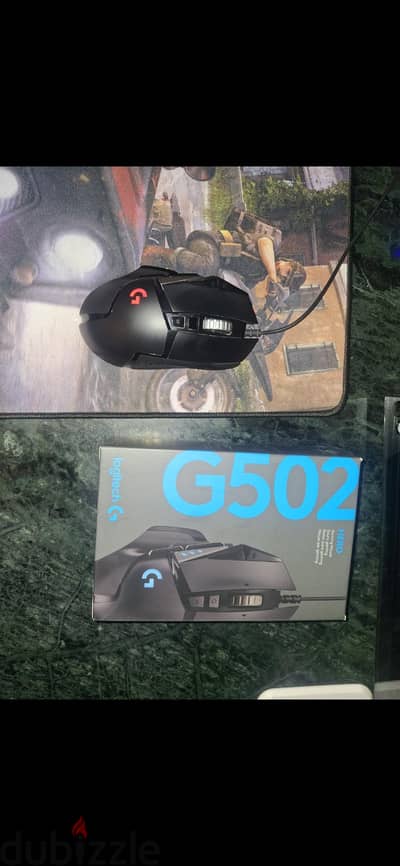Logitech G502 HERO almost new, الحق العرض