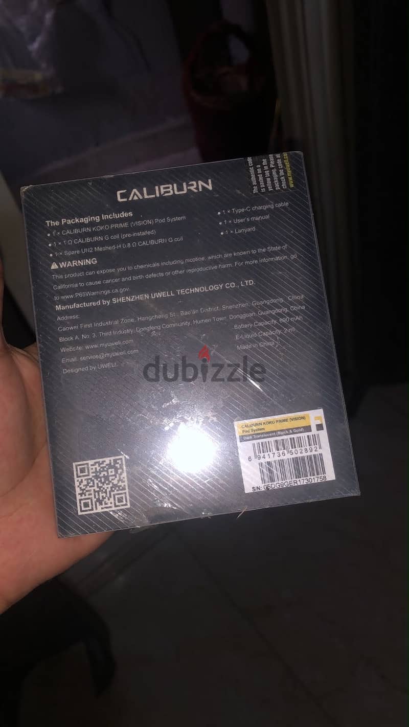 Caliburn kolo prime 1
