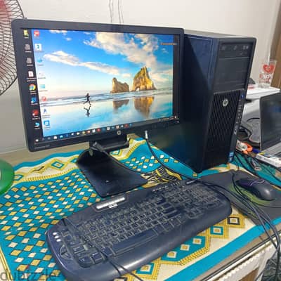 للبيع كمبيوتر كامل شاشه كبيره كمبيوتر hpz420