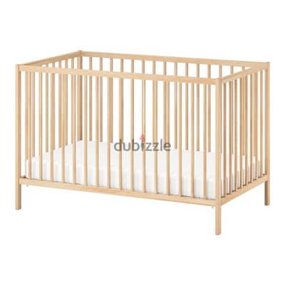 طقم سرير أطفال ايكيا (IKEA) متكامل 3 قطع - مقاس 60×120 سم