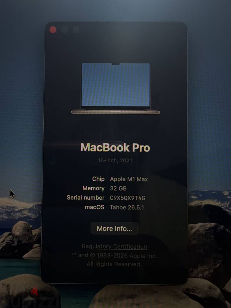 Macbook Pro M1 Max 9