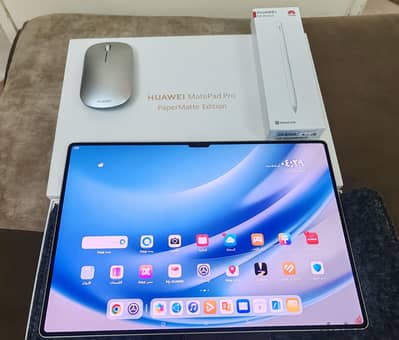هواوي Matepad Pro 13.2 PaperMatte 2025 بحالة الزيرووو بمشتملاتة