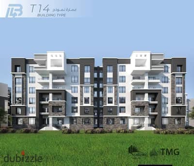 Apartment 115m for sale in Madinaty, top-of-the-line prime location, sea-facing, garden and stream view
