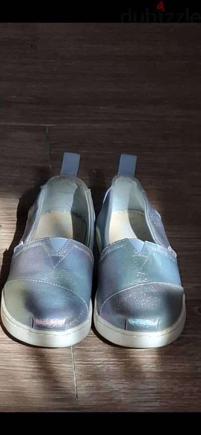Special Metallic Girls Original Tom's Shoes
