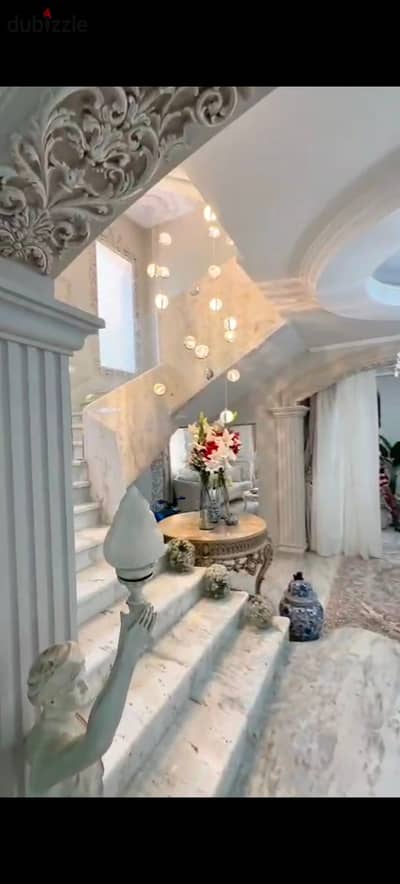 For sale, Villa Model E in Madinaty, super lux with furnishings and a swimming pool