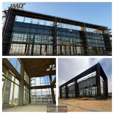 عاين واستلم فوري بأعلى عائد وترافيك + واجهة رئيسية Show Room في جولدن سكوير التجمع أمام الرحاب وبجوار الـ AUC للبيع في Three Sixty New Cairo