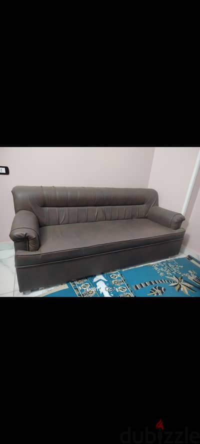 كنبة بني  خامة كويسة