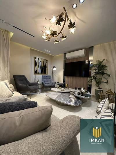For sale: A two-bedroom apartment—ready for viewing—in the Mayan Compound, Fifth Settlement, with a 35% discount for cash payment.