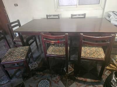 سفرة و٦ كراسي