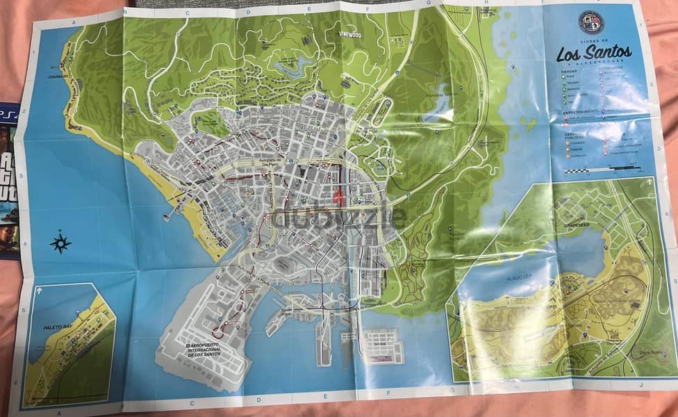 Gta v ps4 with map 1