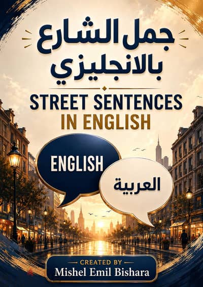 كتاب: جُمٓل الشارع بالانجليزي-اشهر مصطلحات و ترجمتها لتعلم الانجليزي