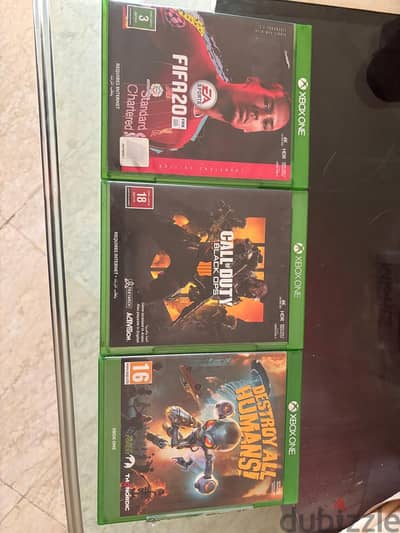 Fifa 20 , call of duty , Destroy All human