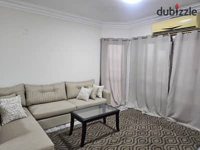Furnished apartment for rent in Maadi, Police Buildings, overlooking the Nile