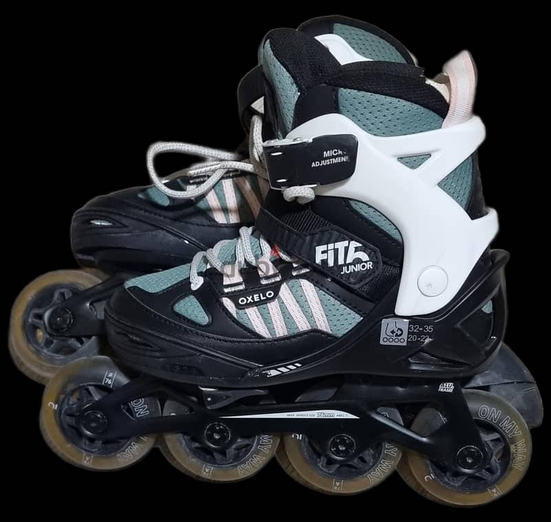 Skates Fit 5-Pink/Khaki 3