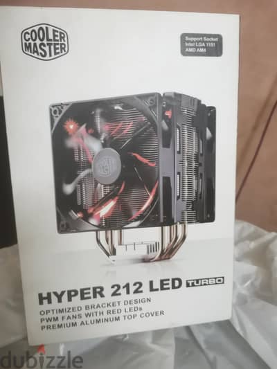 كولر هوائي cooler master hyper 212 led turbo
