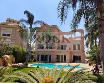 للايجار فيلا استاندالون 1100متر جاهزة للمعاينة في كمبوند ارابيلا التجمع القاهرة الجديدة  Arabella Compound