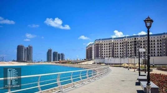 Apartment for sale in the second neighborhood in Alamein, North Coast in the best location, fully finished with a view of sae & pool, cash discount available and installments for the longest repayment period.