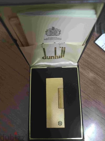 Original gold-plated dunhill rollagas lighter