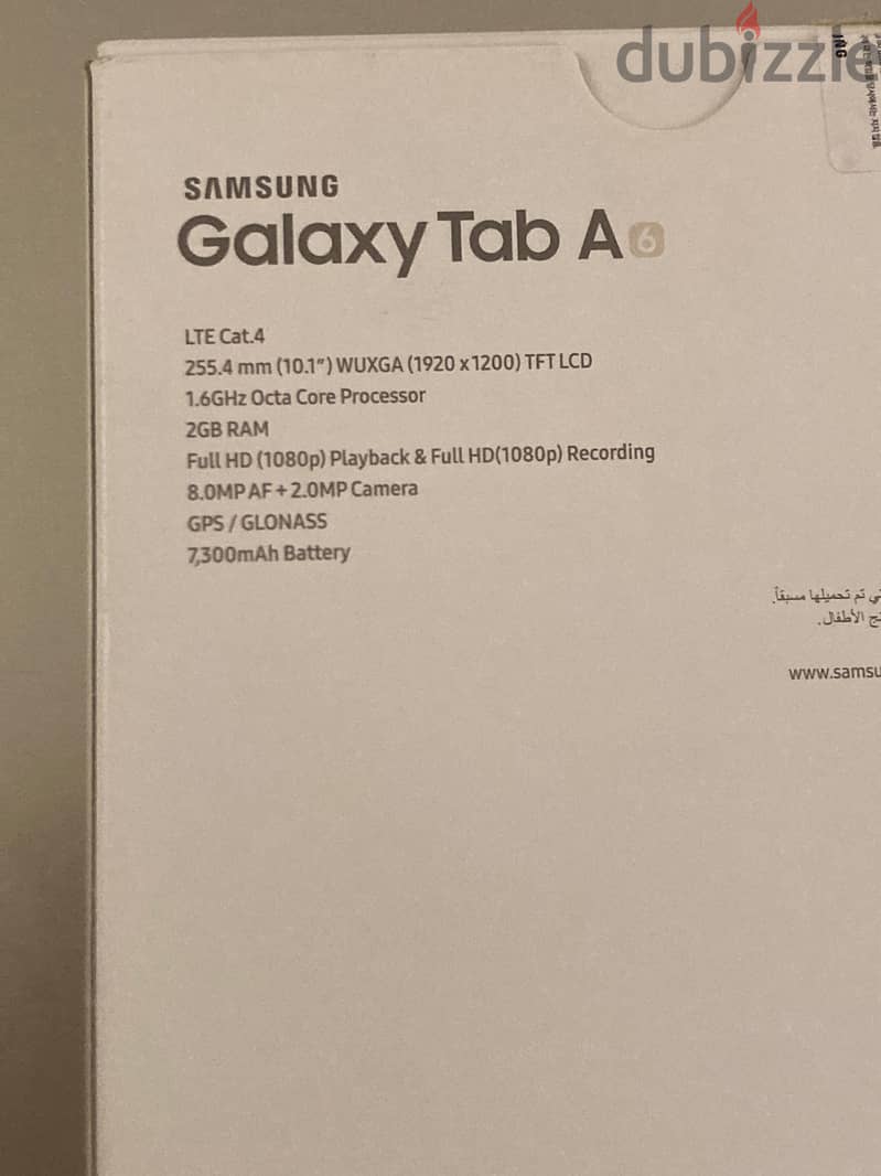 Samsung Tab A6 3