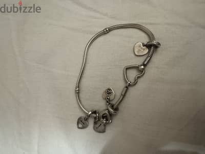 باندورا اصليه فضة و ٥ شارمز - original pandora silver