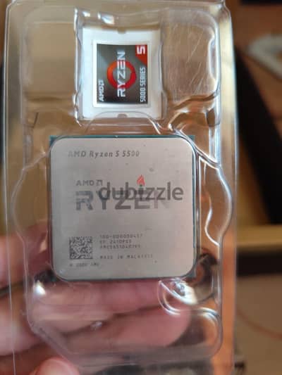 باندل ryzen 5 5500 و B450 msi للبيع