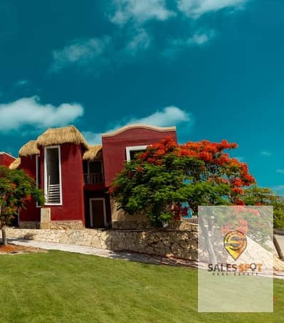 بمقدم 473 الف شاليه متشطب للبيع في الساحل الشمالي قرية بانجلوز Bungalows