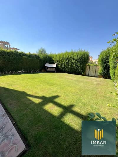 Finished 165m² apartment with a 53m² private garden for sale in Mayan Compound, Fifth Settlement—available with a 35% discount or a 10-year installmen