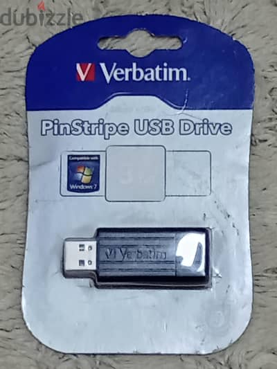 فلاشة Verbatim أصلي 8 جيجا جديدة متغلفة زيرو USB Drive