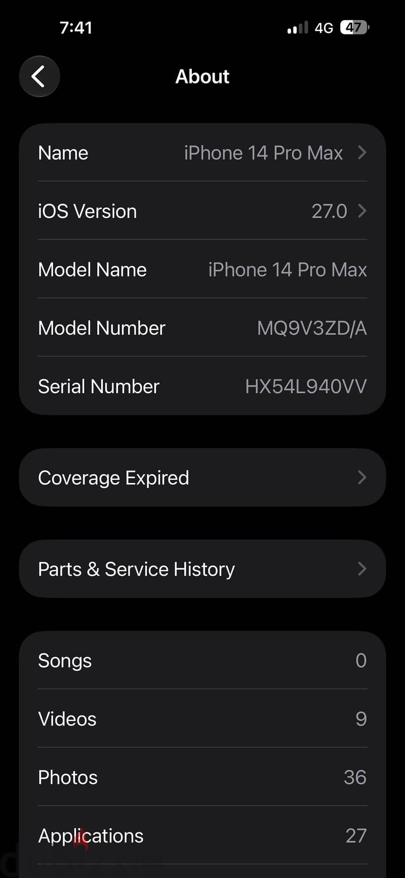 iPhone 14 Pro Max  256GB 3
