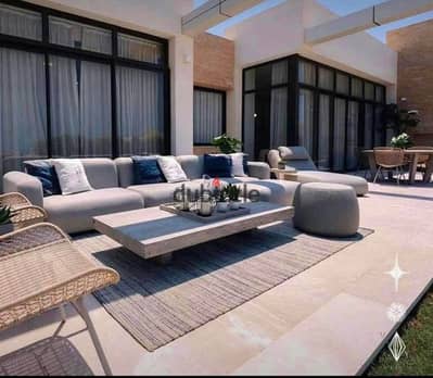 A **Special-Priced Fully Finished Super Lux Chalet for Sale in Silver Sands, Sidi Heneish**, featuring a panoramic view of the sea and lagoon.