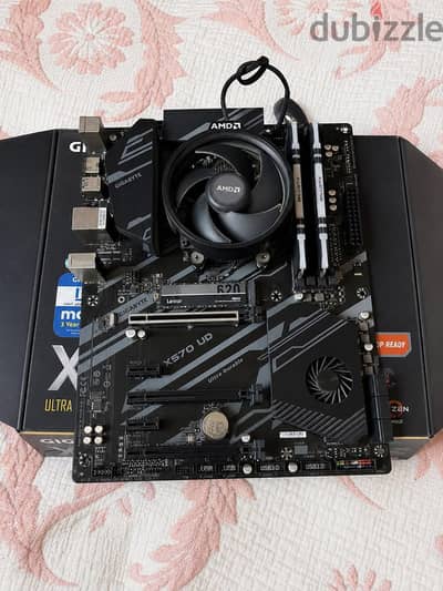Ryzen 5600x +Motherboard x570 gigabyte ddr4