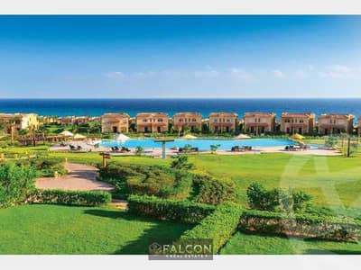 Twin house with direct lagoon view | Fully finished | Unobstructed sea view | 250 sq m, 4 bedrooms | For sale in Telal North Coast - Sidi Abdel Rahman