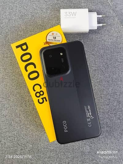 Xiaomi POCO C85 (8/256) جديد