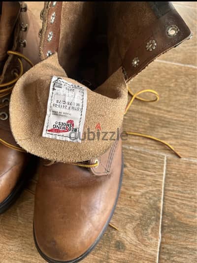 ريد وينج Safety Boots أصلية – Steel Toe + EH – مقاس 41.5