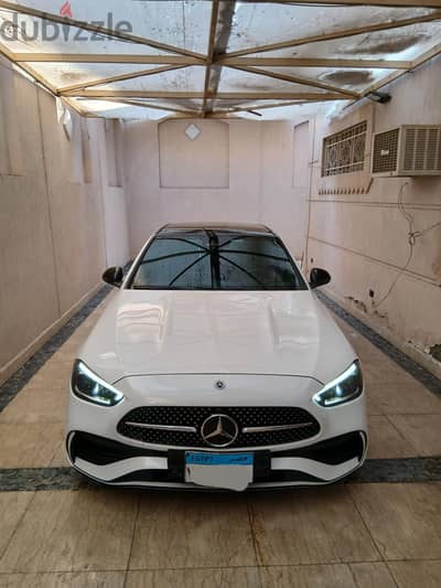 Mercedes-Benz C200 2022 Amg night package  الشكل الجديد مرسيدس  سي 200