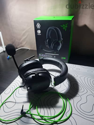Razer Blackshark v2 x wired gaming headset (black)