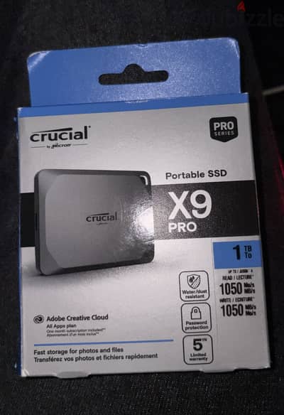 Crucial X9 Pro 1TB portable ssd