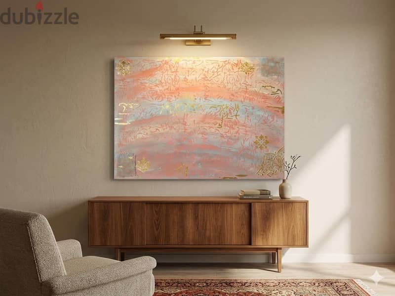 original artwork, abstract, calligraphy, mixed media 1