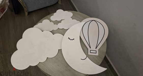 wooden art work for kid's room