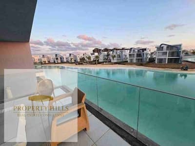 Chalet for Sale in Fouka Bay ready for viewing – First Row on the Lagoon  Fouka Bay, available for viewing anytime.   Unit Type: Chalet  Area: 110 sqm  Bedrooms: 3  Location: First row directly on the lagoon  Viewing: Available anytime  Payment Plans: Flex