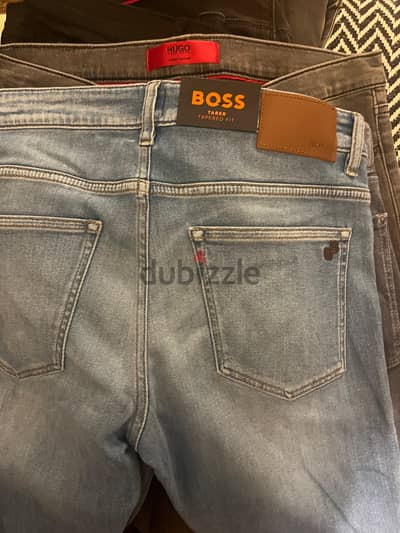 50 بنطلون جينز بواقي تصدير Hugo Boss اصلي